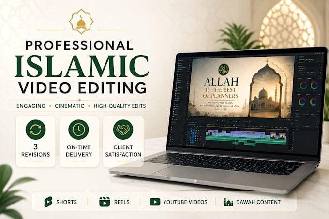 islamic-video-editing-service Islamic video editing service for Quran, lectures and Islamic events